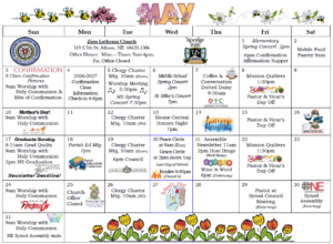May Calendar
